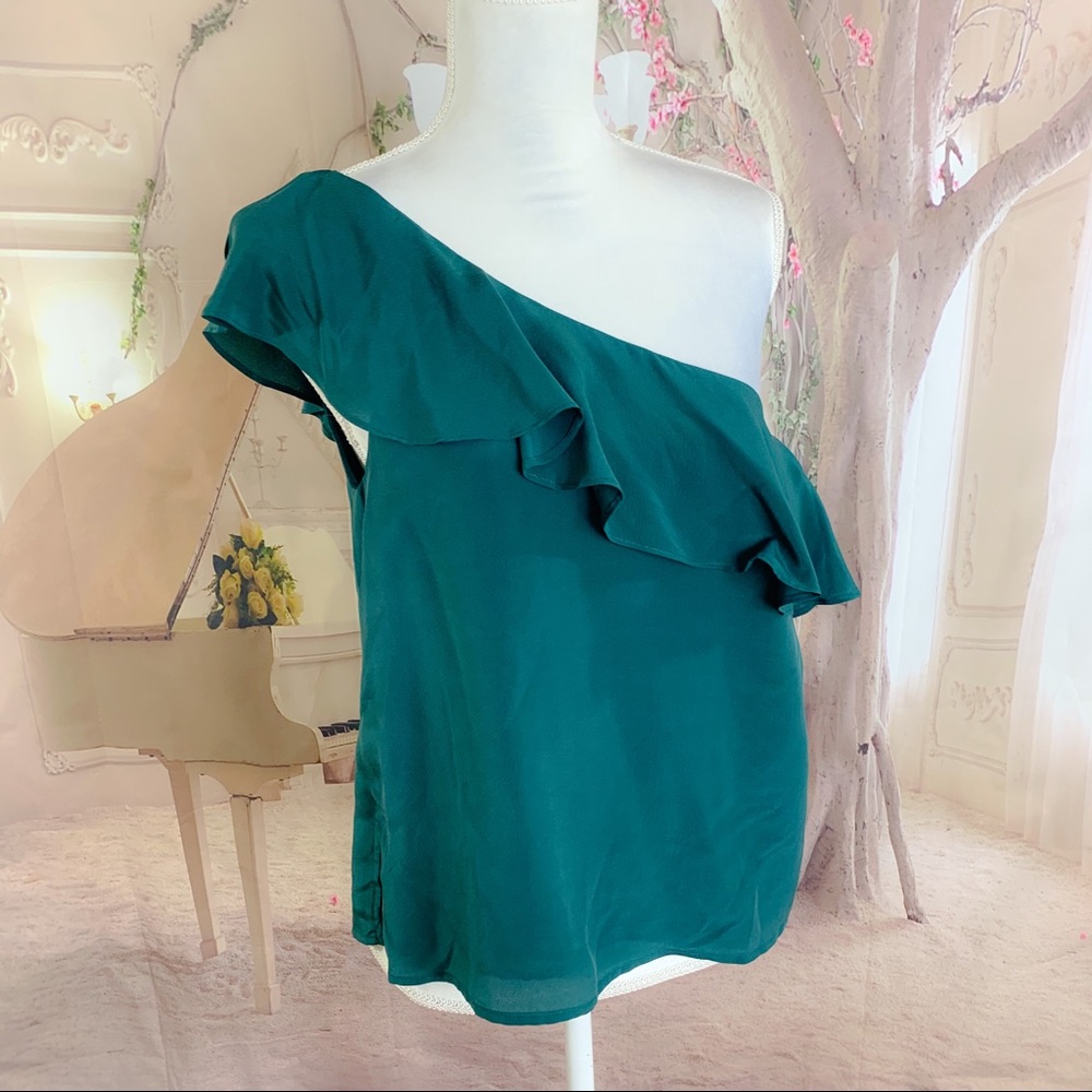 NEW Anthropologie Maeve Ruffle off Shoulder - Picture 5 of 9